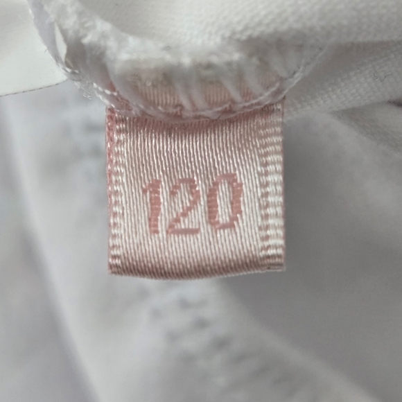 MdnMd Bow Print Girls Ruffle Sleeve Ballet Dance Dress Tutu Skirted Leotard. Whi - Picture 8 of 10